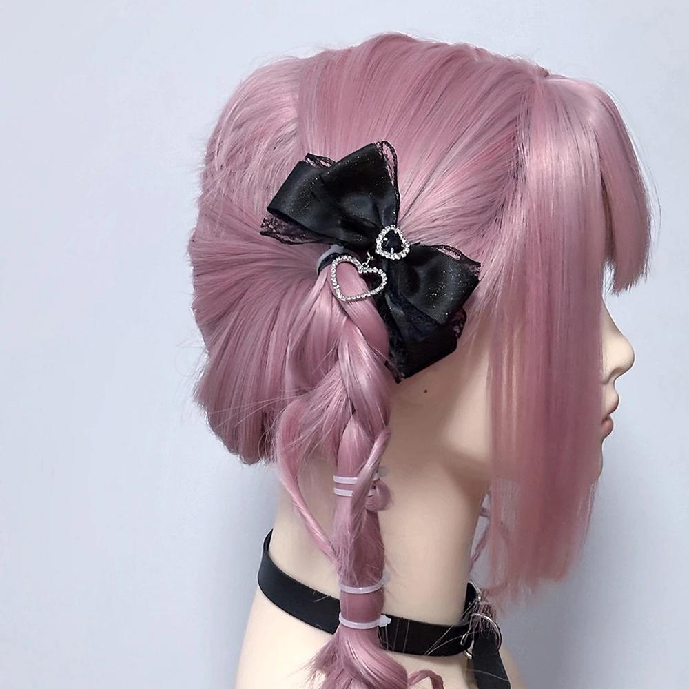 Sweet Cute Lace Bow Hair Clips For Women Gothic Style Lace Bow Hairclip Lolita Hair Accessories DIY Girl's Ita Bag Decoration