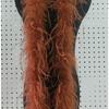 DIY 2 Meter Flauschige Straußenfederboa 1-lagig Dick Hochwertige Federboa Schal für Hochzeitskleid Dekor Maßgeschneiderter DIY Schal