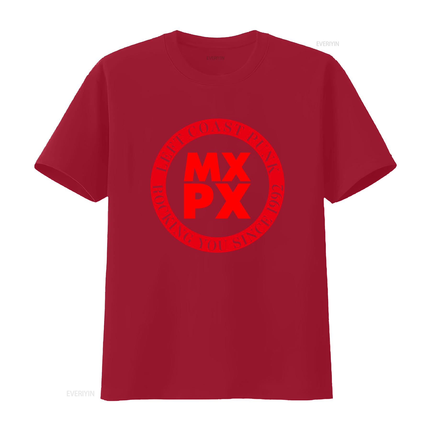 1992 Vintage MXPX Punk T Shirt Left Coast Rocking You Since vintage Washed Breathable Top For Everyday Wear Comfortable Casual S