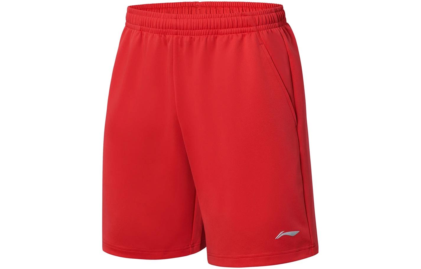 Li Ning Sports Shorts Unisex Total Cherry Red AKYT063-3 S