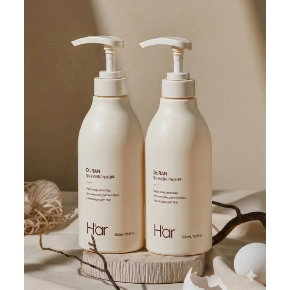 H Ar [Hair Loss Relief] HaAr Dr. Ran Egg Derived Protein sHampoo 500ml 2box NONE