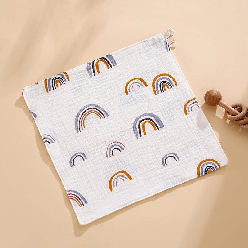 Newborn Baby Pure Cotton Gauze Washcloth - Class A Print