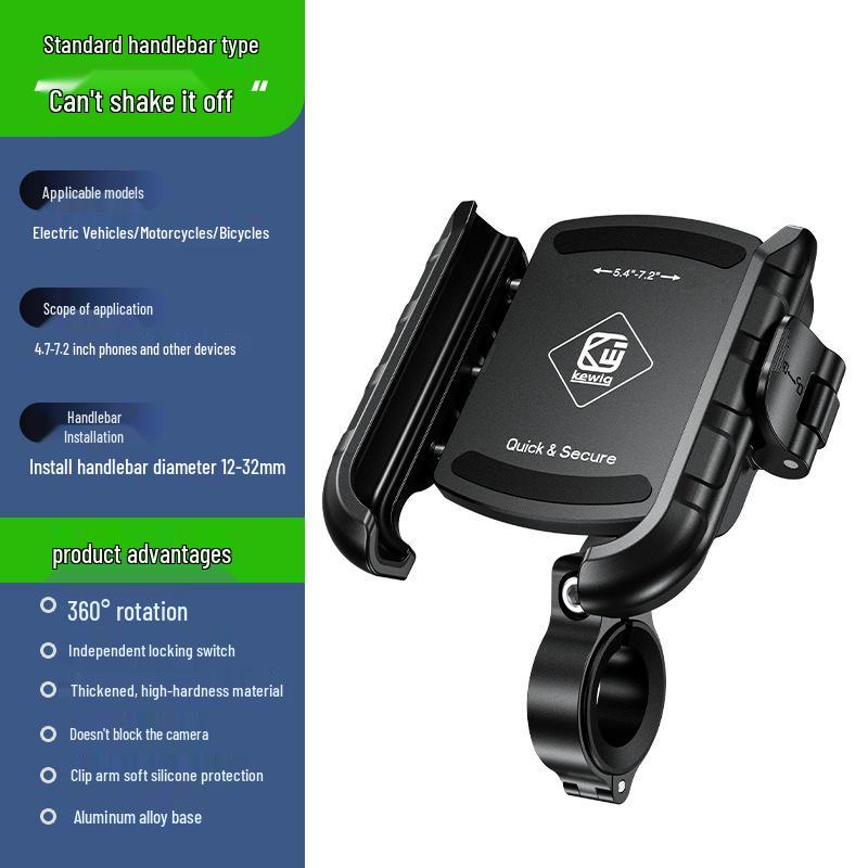 

2023 Bicycle & Motorcycle Electric Scooter Phone Holder for Delivery