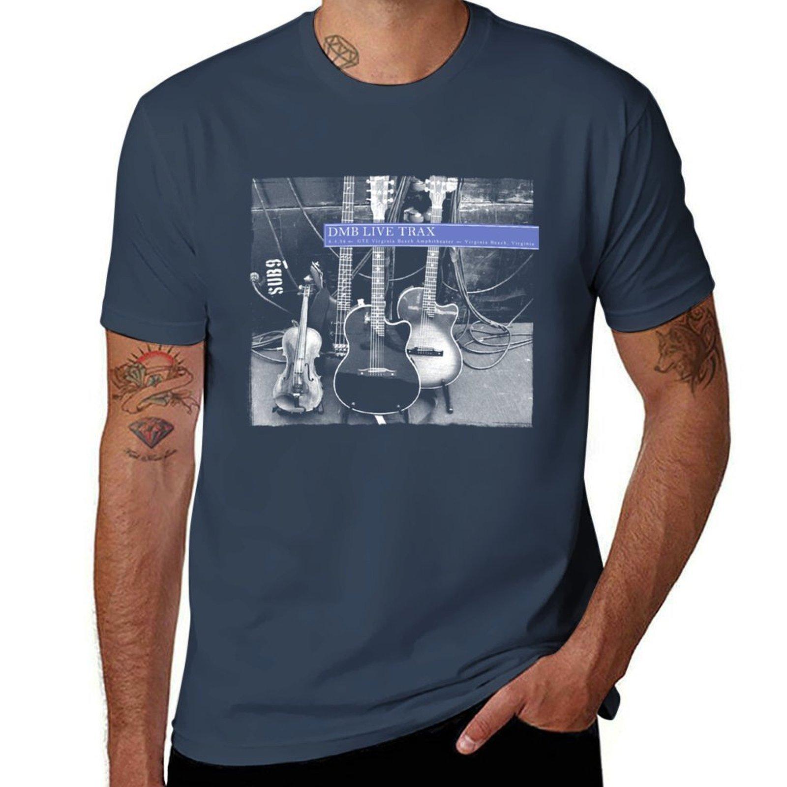 DMB Live Trax Vol 18 GTE Virginia Beach Amphitheater TShirt Trendy Casual Short Sleeve Shirt S
