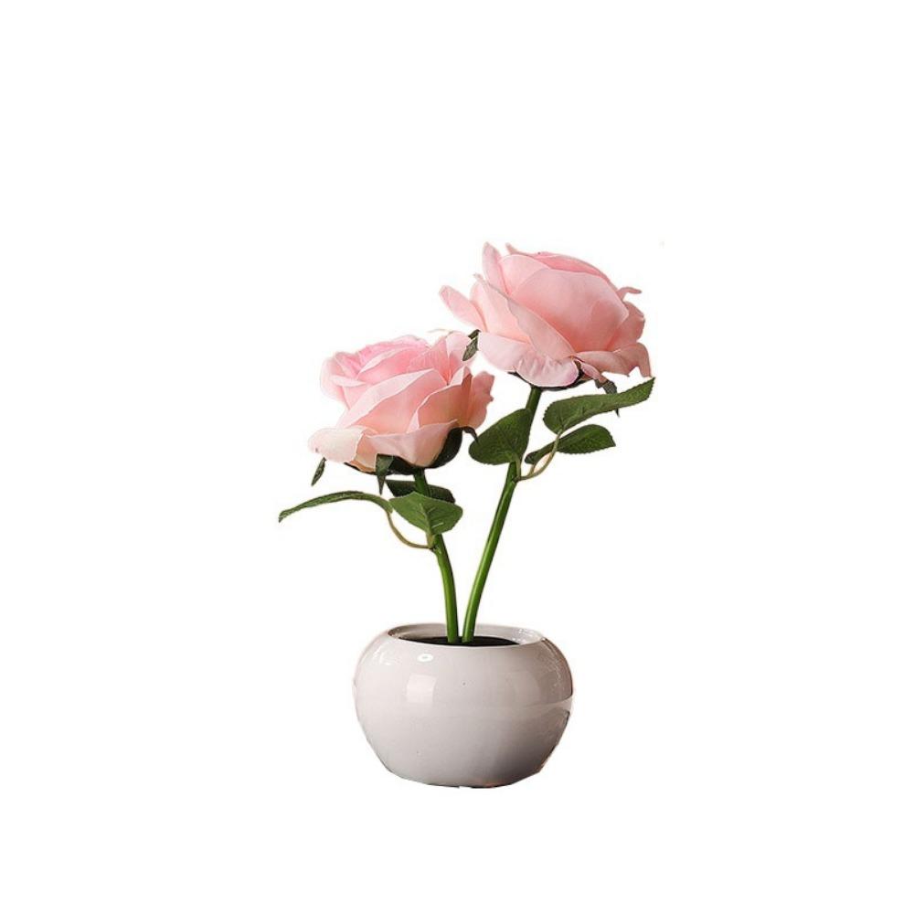 

Керамическая основа Цветок Бонсай Ночник 2/3 цветка Романтическая лампа-атмосфера День рождения Style 1