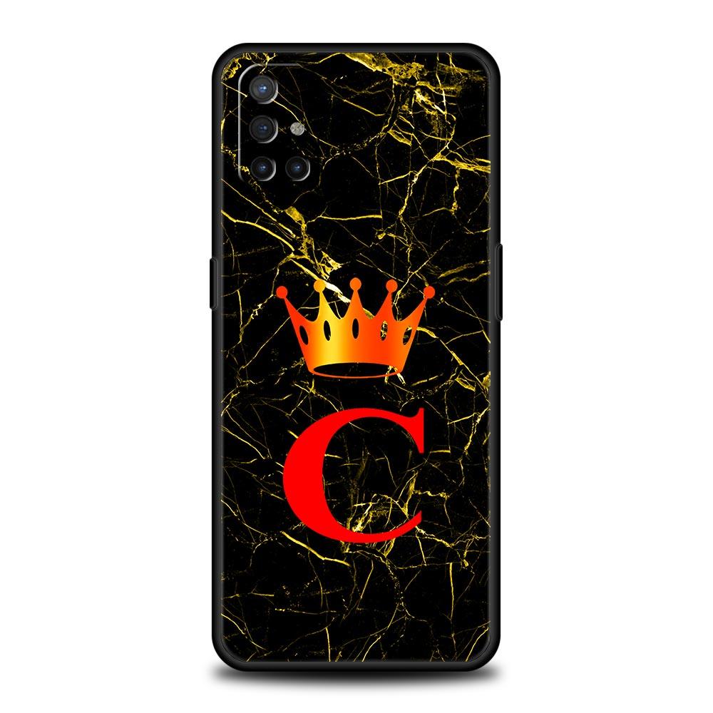 Phone Case For Oneplus 13R 13 12 10T 11 R10 Nord N100 N200 N10 9 9R CE 2 3 Z Pro Lite 5G Soft TPU Cover Marble Letter Fundas Bag