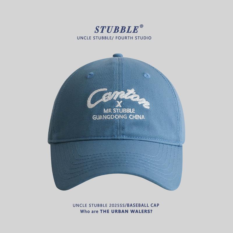 Unisex Small Duckbill Hat with Big Brim for Sun Shading Round Face Design Soft Spring Summer Baseball Cap for Men And Women