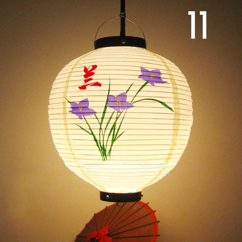 Round PVC Waterproof Japanese Lantern Korean Ramen Sashimi Izakaya Cuisine Shop Restaurant Decor Traditional Hangings Lantern