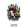 Skull Geisha Sweatproof Tattoo Sticker - Women's Small Full Arm Design