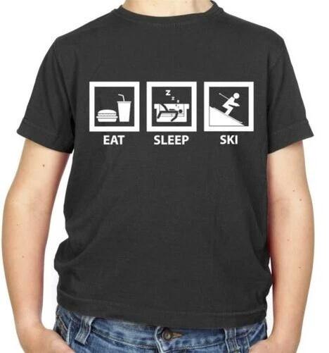 Eat Sleep Ski - Kids T-Shirt - Ski - Skier - Fan - Merch - Love 150