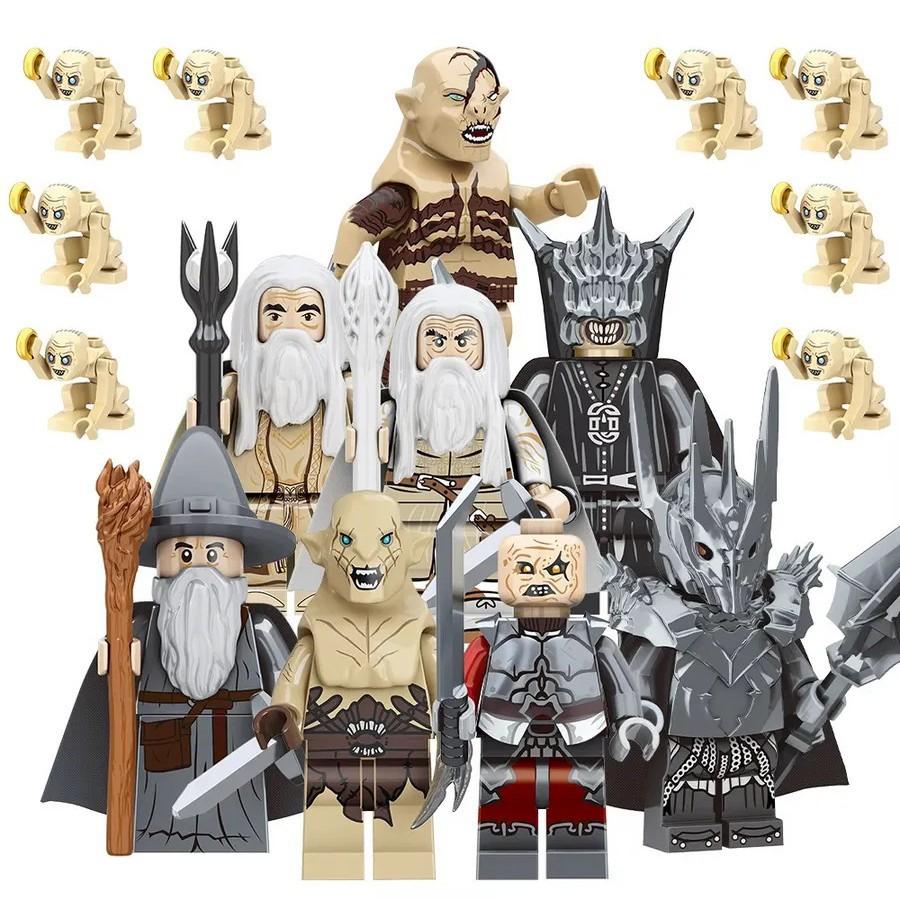 Tv6409 Lord Of The Rings Prince Of The Rings Building Block Figurine Assembly Toy Orc Gandalf Doll