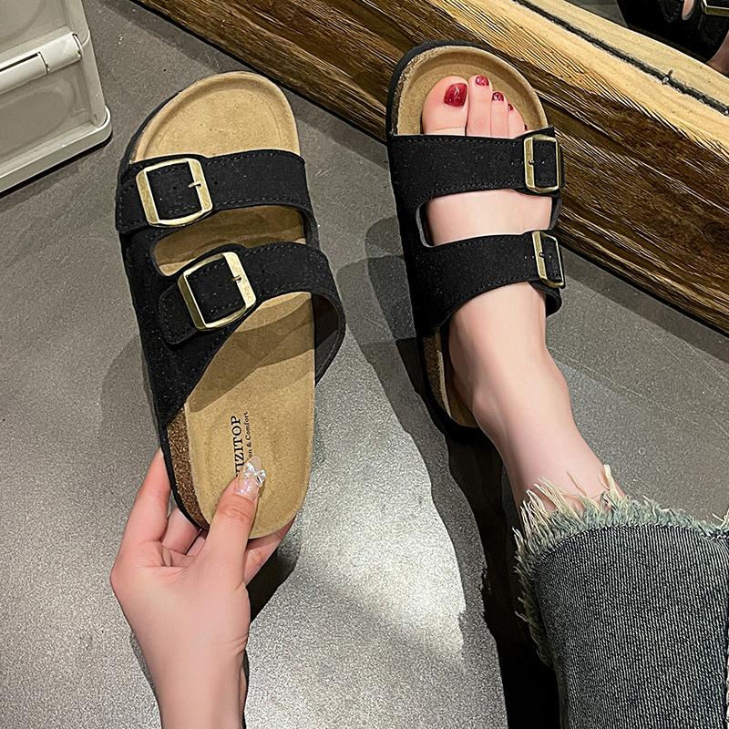 

Fashion Fashion Women Flat Sandals Rome Sandals Flats Clip Toe Beach Sandals Female Summer New Shallow Shoes for Women Sandalen 36 чёрный