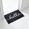 Heart-Shaped Home Entry Mud Scraper Mat