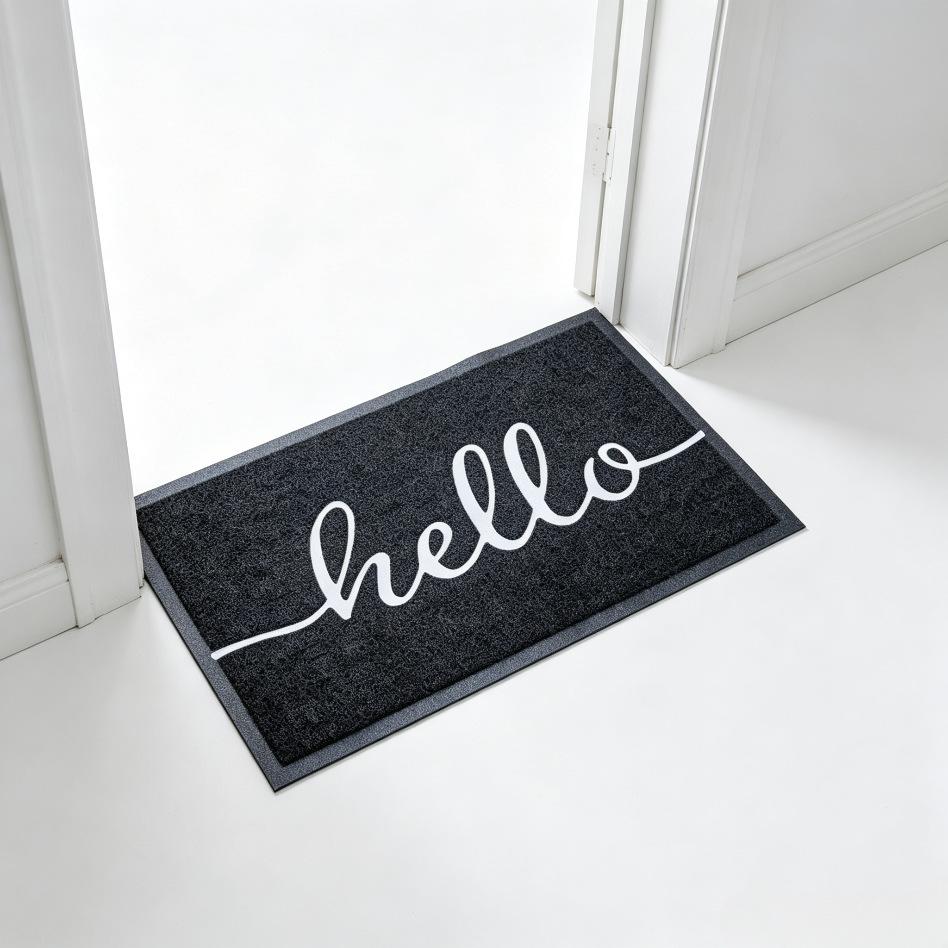 Heart-Shaped Home Entry Mud Scraper Mat