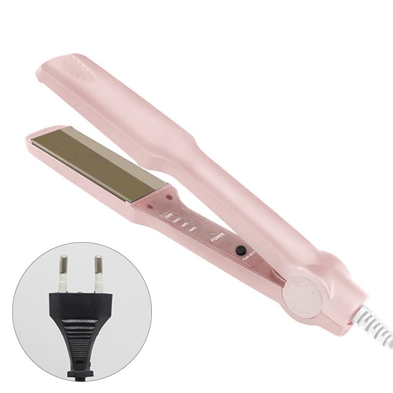 Ceramic Hair Straightening Irons Dual Use Professional With 30S Fast Warm Up For All Hair Types