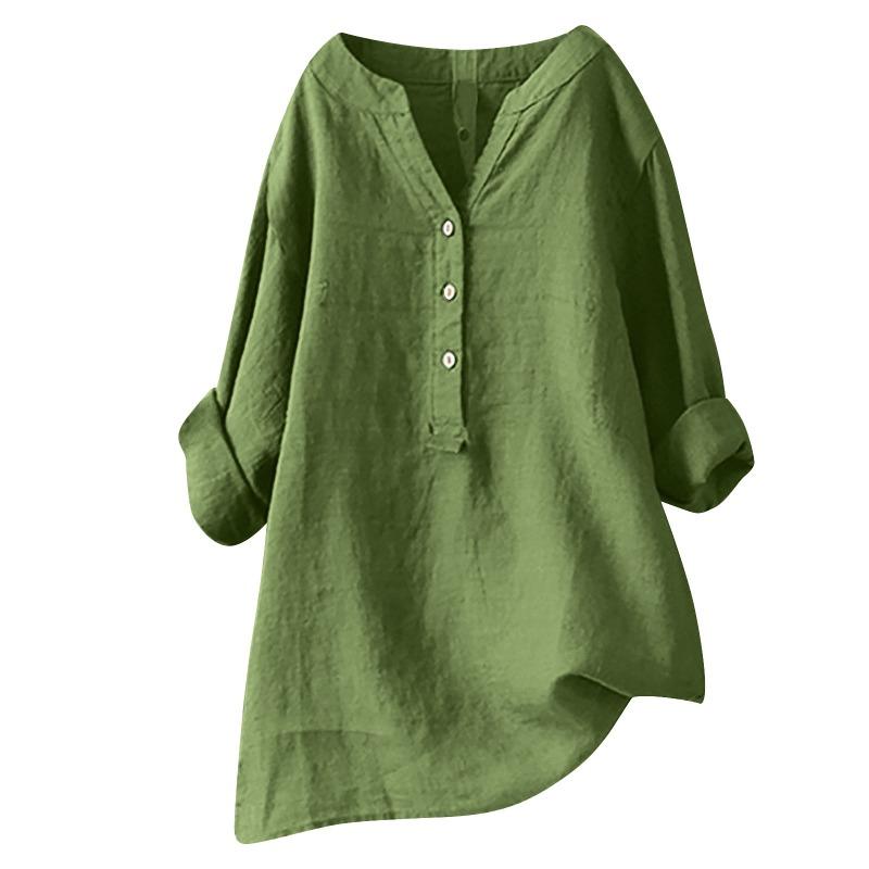 JPNTKY Women's Fashion Casual Solid Color Print Short Sleeve V Neck Blouses & Shirts