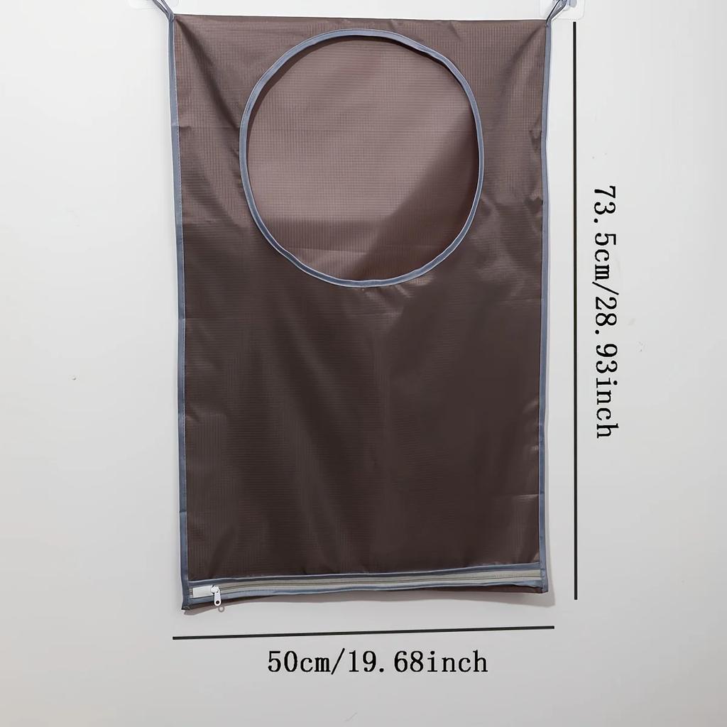 Large Hanging Laundry Basket Storage Bag Foldable Organizer For Dirty Clothes OxfordCloth Multi-pocket Clothing Toy Storage Home