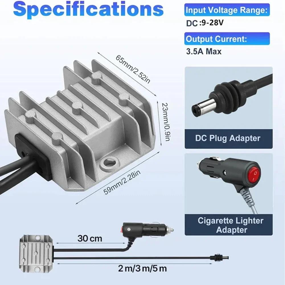 For Starlink For Mini Compatible Boost Converter 12V24V To 30V 3.5A Output With Heat Dissipation Design And 2M Cable Options