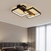 Nordic Remote Control Led Ceiling Lights Modern Bedroom Ceiling Light 220v Living Room Black Dimmable Led Ceiling Lamps Lighting
