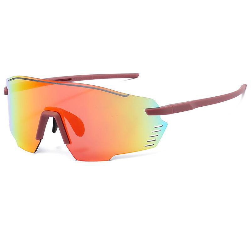 New Rimless Cycling Glasses, Outdoor Sports Sunglasses, Men's and Women's Hiking, Off-road, Running Sunglasses
