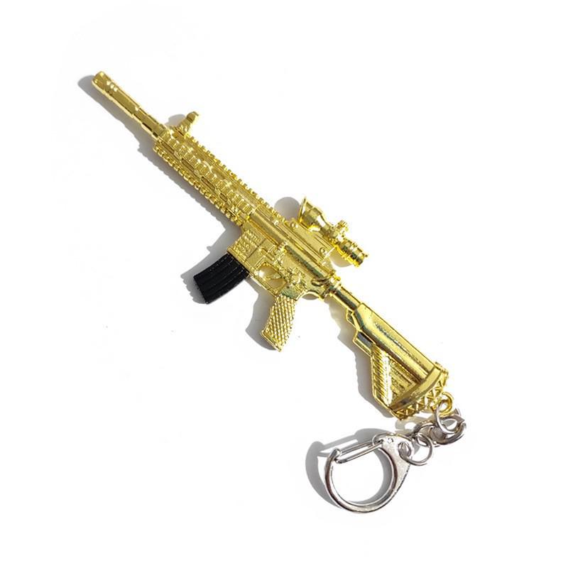 

12см брелок PUBG: Подарок: шлем 3-го уровня, сковорода и модель оружия 98KAWM. PUBG 12cm/Default OPP Bag