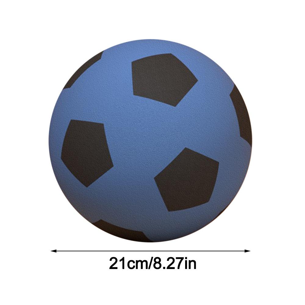 High-Elastic Silent Football Easy To Grip Lightweight Low Noise Foam Soccer Ball 18/21/24CM Low Noise Indoor Training Ball