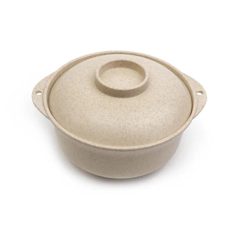 

Кухонная бытовая посуда Однотонные подносы для обеда Посуда Крышка для суповой миски Посуда из натуральной соломы из пшеницы Инструменты бежевый