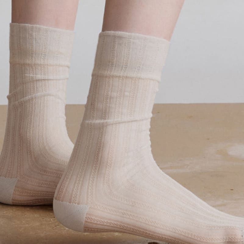 TSH See-through Lace Socks 4 Colors