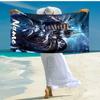 Personalized customized proof beach towel with World of Warcraft pattern - soft, absorbent,quick-drying,perfect swimming,camping&bathing