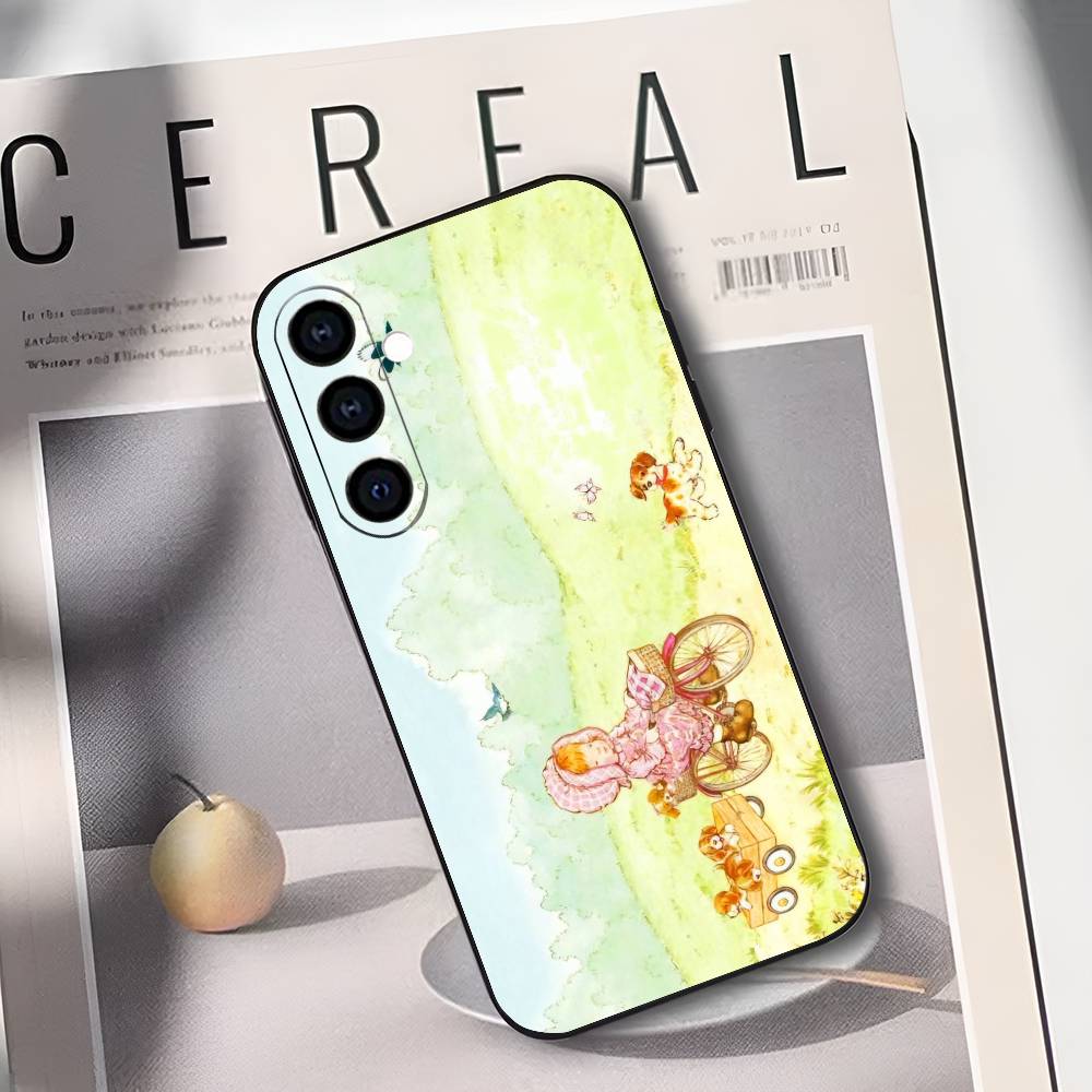 S-Sarah K-Kay Girl Phone Case For Samsung Galaxy A73,A72,A71,A70,A53,A52,A51,Soft Silicone Black Cover