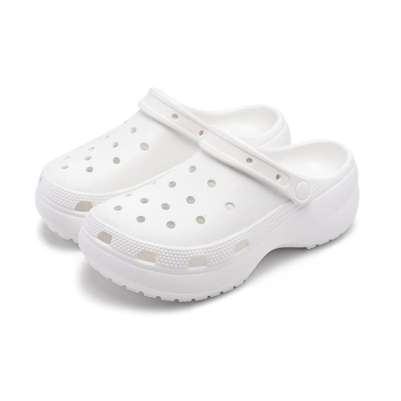 Nuvola pantofole da donna in EVA per l'estate, con zeppa spessa, deodoranti, da spiaggia, resistenti all'usura e traspiranti, a sacchetto, ciabatte