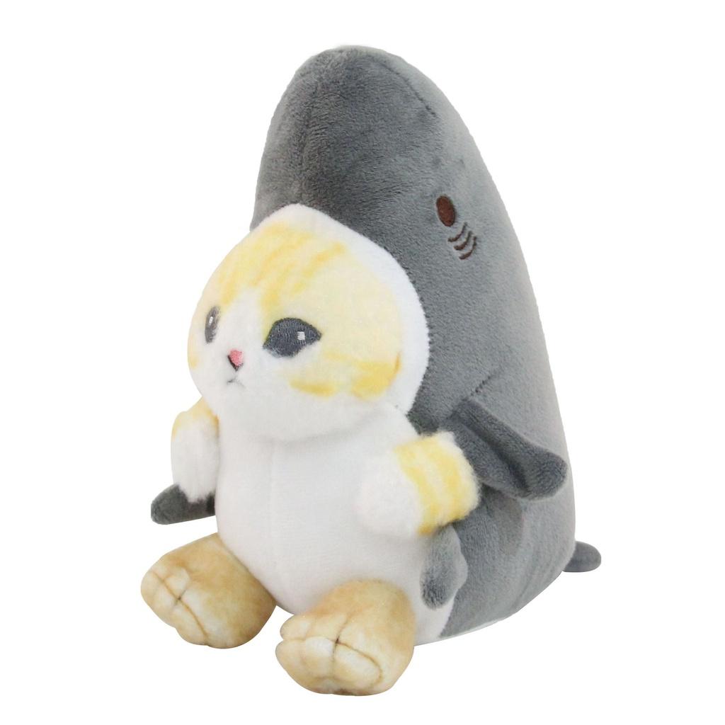 Soft Cat Shark Plushie Doll Kawaii Toy For Kids Pillow Decor Room