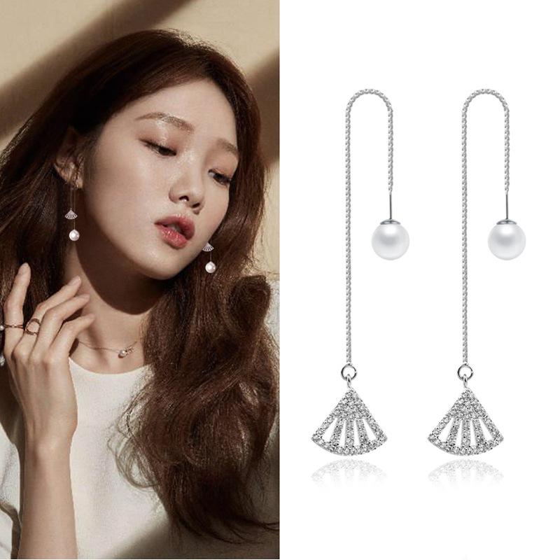 Lindon Copper Alloy Zircon Earrings Drop Earrings For Women Wedding Party Gifts