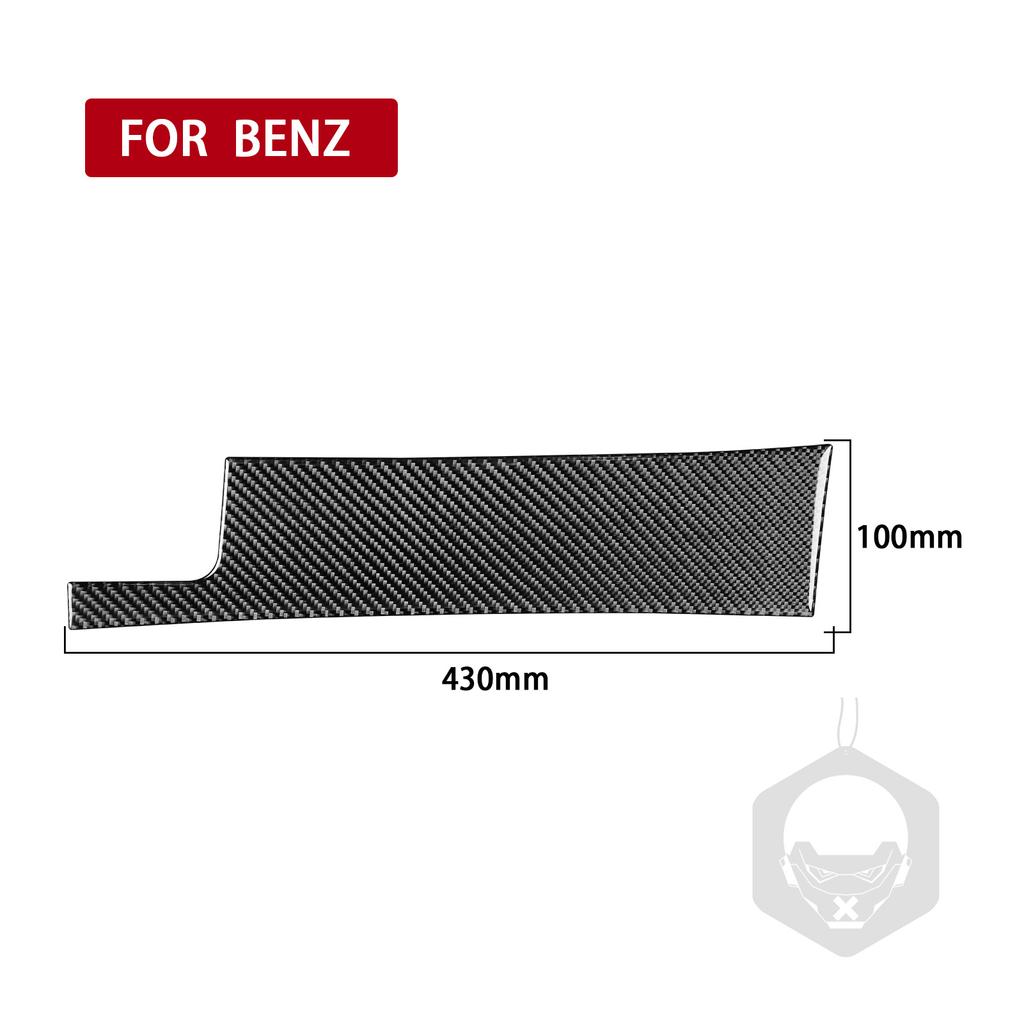 Do Mercedes-Benz Klasa C W203 2005 2006 2007 Panel Pokrywy Schowka Samochodowego Listwa Dekoracyjna Prawdziwe Włókno Węglowe Stylizacja Wnętrza