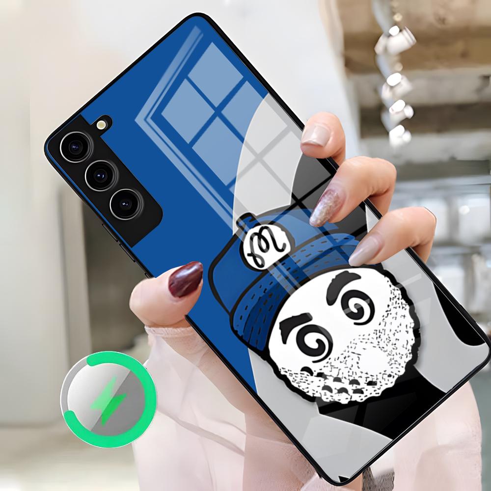 Golf Style Design-Malbons Phone Case For Samsung S26 Ultra S25 Edge S23 S22 S21 S20 Ultra Plus S24 Fe A25 Magnetic Glass Cover