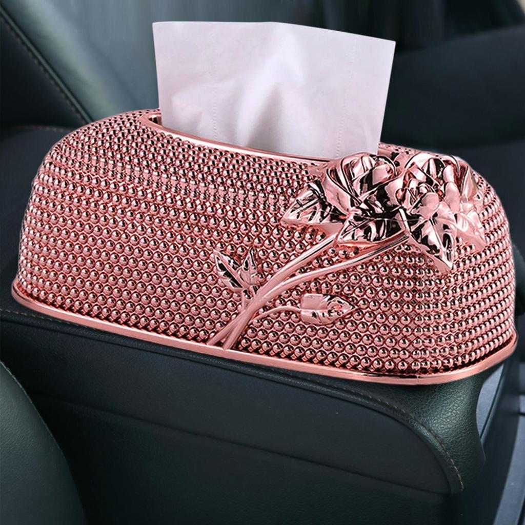 Decorative Tissue Box Holder for Home Car Countertop Elegant Paper Case Cover
