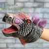 Children's Dinosaur Hand Puppets: Soft Rubber T-Rex, Triceratops, Carnotaurus