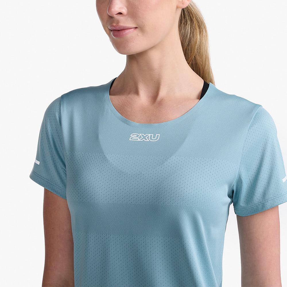 Tutaimjeuyu WomenS Light Speed Tech Short Sleeve Tee Sky BlueWr7152Acmb-Wrf