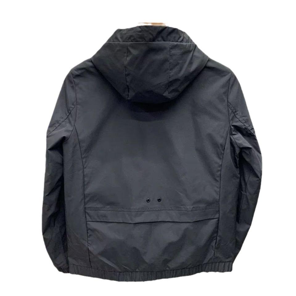 2024 Men's High-Quality Black Hooded Jacket: Stylish, Casual, Youth Spring/Autumn Outerwear