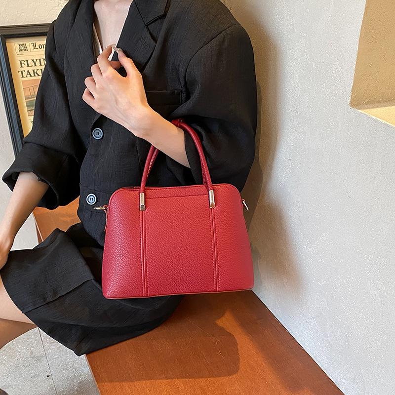 Red Wedding Bag, Bride Bag, Women's Bag, New Engagement Handbag, Large-capacity Tote Bag.