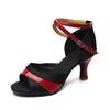 Damen Gesellschaftstanzschuhe Latein Tango Schuhe Hohe Absätze 7CM