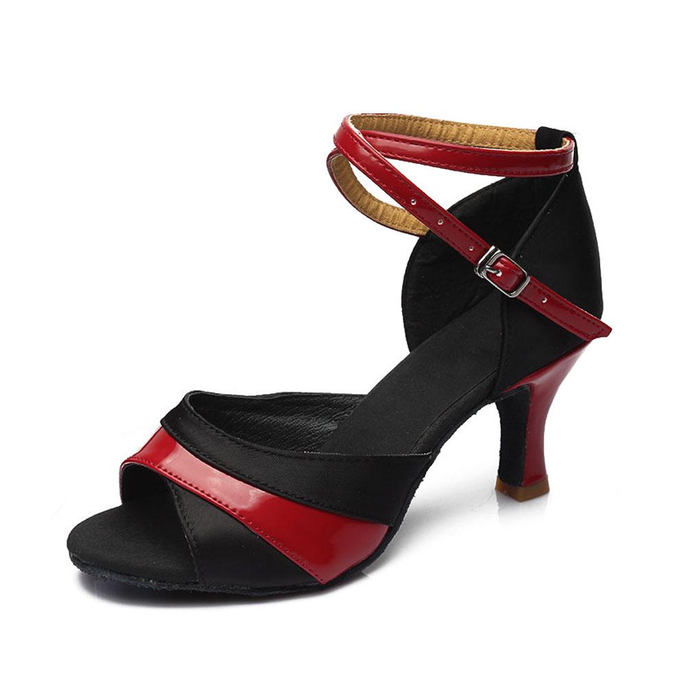 Damen Gesellschaftstanzschuhe Latein Tango Schuhe Hohe Absätze 7CM