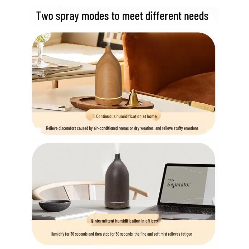 Ultrasonic Aroma Diffuser Humidifier with Ambient Light
