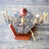Orrery French Decor Master Piece for Book Shelves Brass and Steel Orrery A Functional Model of the Solar System with Multi Celestial Bodies