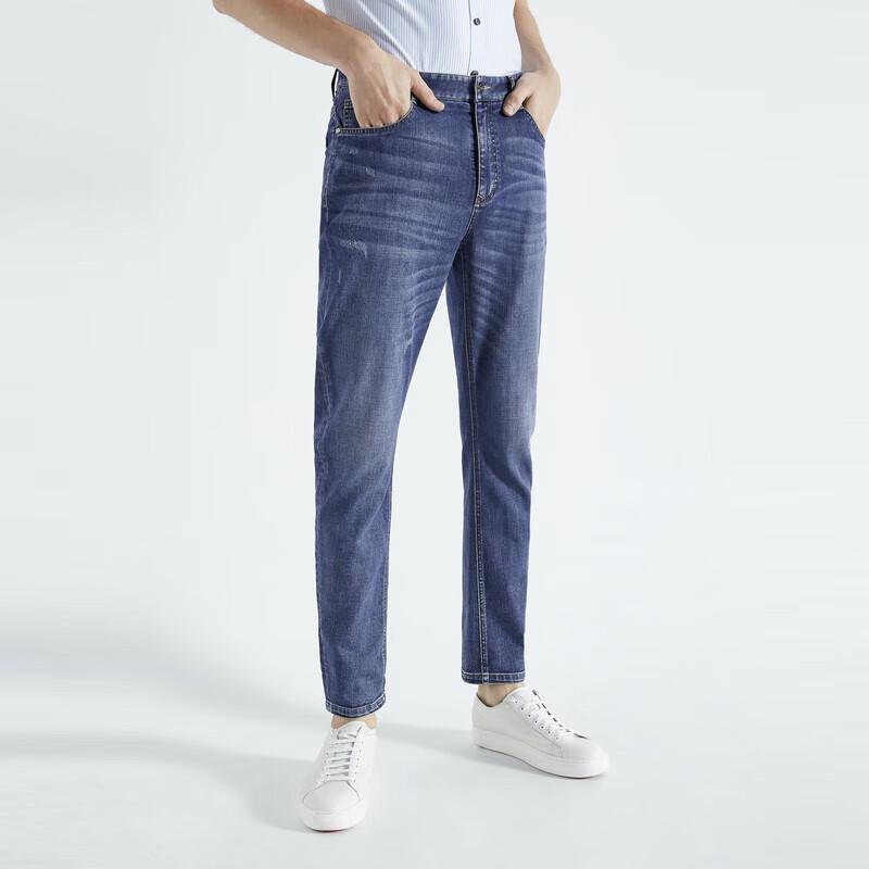 

K-Boxing Men s Business Casual Straight-Leg Jeans 38