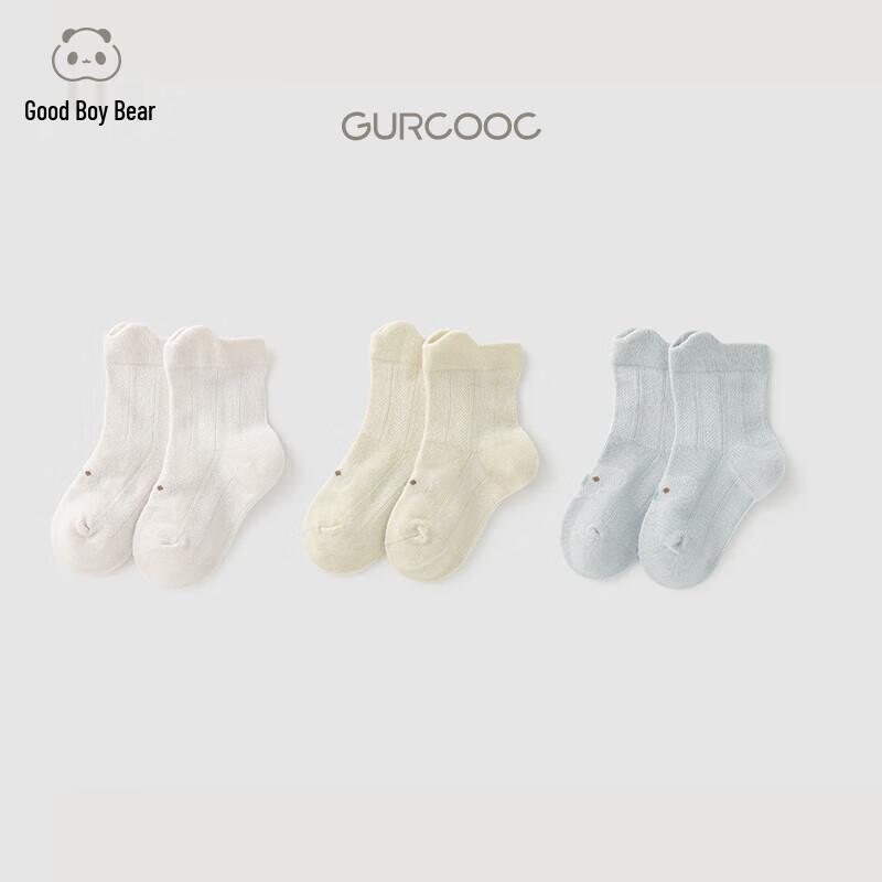 Guaiqi Xiong Baby Summer Thin Breathable Mid-Tube Socks 0-6 Months (S)