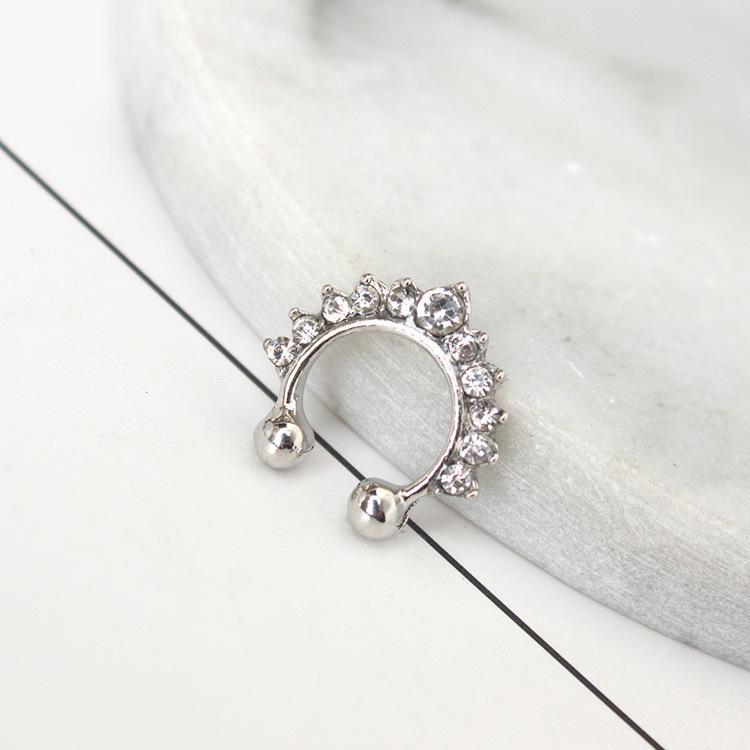 B044 Trendy Korean Ear and Nose Accessories: 2022 Women's Temperament Cartilage Stud Earrings