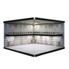 Diorama Car Garage Model with LED Diecast Car Model Display Parking Lot Car Model Collection for Hot Wheels and Double Decker Car Showroom Model 1/64