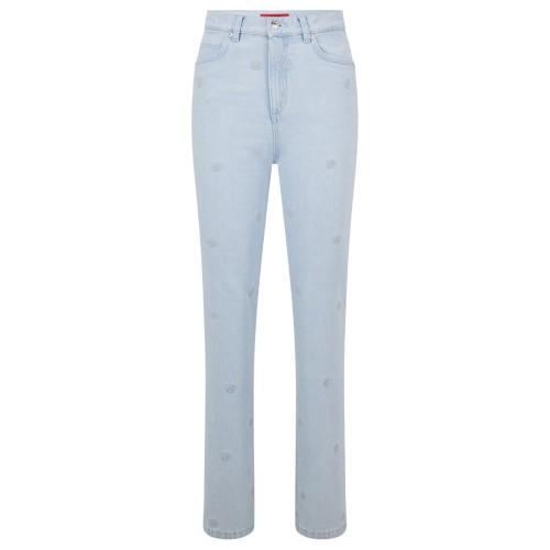 Hugo Womens/Ladies Gayang Relaxed Fit Jeans