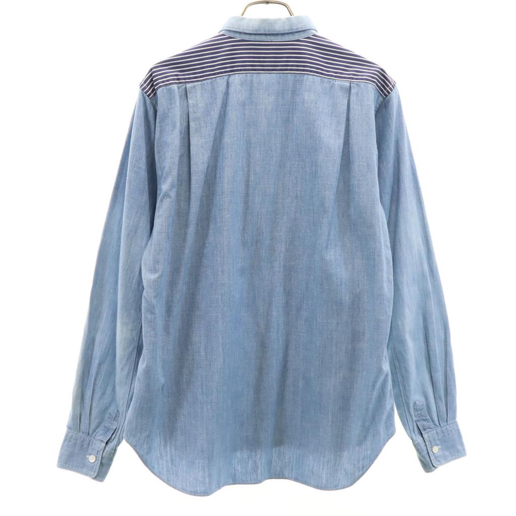 COMME Des GARCONS HOMME PLUS Made In Japan Long Sleeve Chambray Button Down Shirt Men's Used